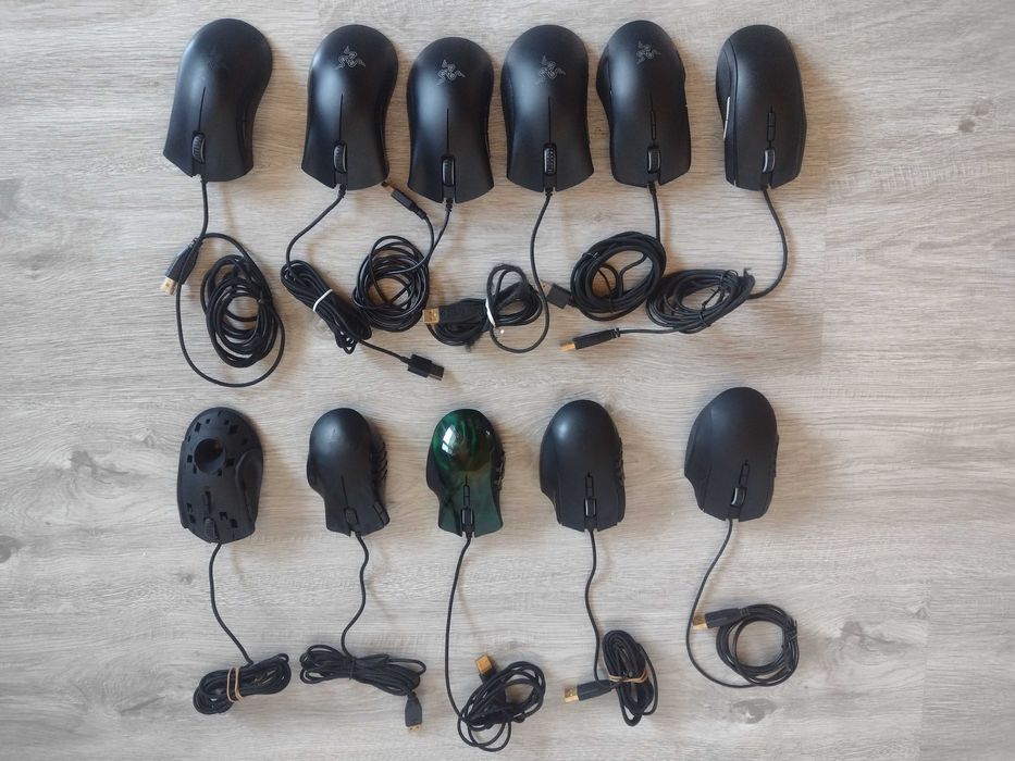 Лот 11 мишки Razer Naga Deathadder Taipan Imperator