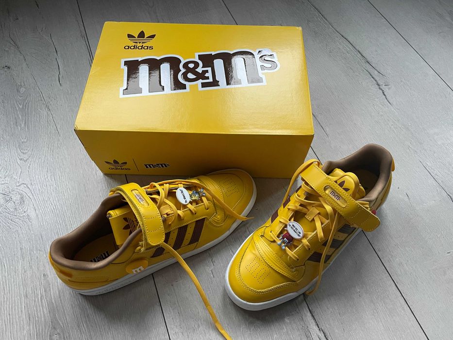 adidas x M&M's Forum Low 84 , editie limitata , marimea 44 2/3 , NOI !