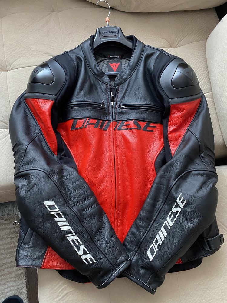 Мото яке Dainese Racing 4 Leather Jacket 62 xxl