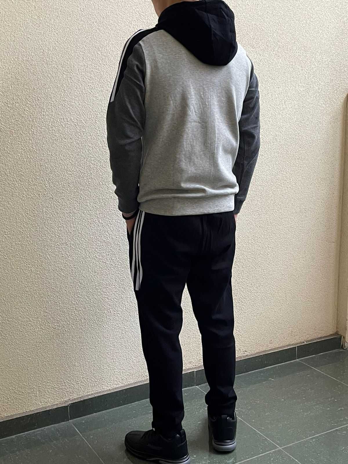 Спортивный костюм (спортивка) мужские Adidas серые (2563)