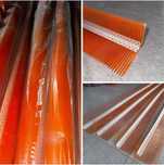 Coltar Cu Plasa Portocaliu Profil PVC 2.5m