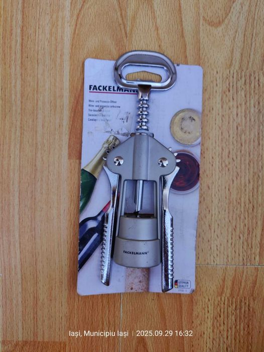 Tirbuson multifunctional vin,prosecco, Fackelmann,(Super Ofertă).