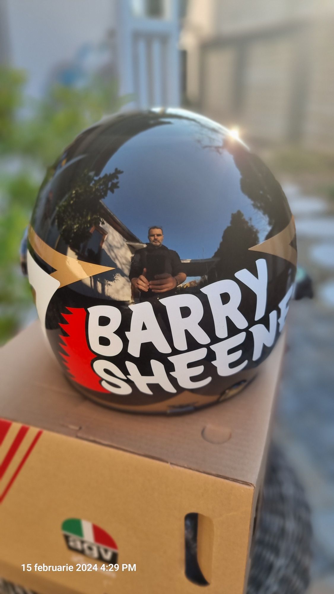 Casca moto AGV X3000 Barry Sheene 7 Legends Lim. Edition ML 57-58cm