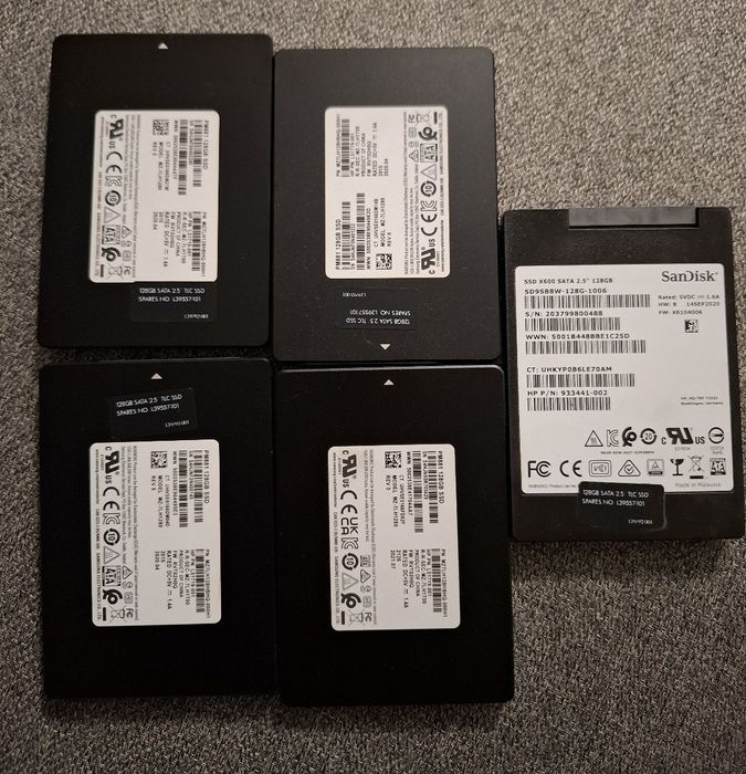 SSD-uri 2.5" SATA 120GB – Funcționale, stare bună