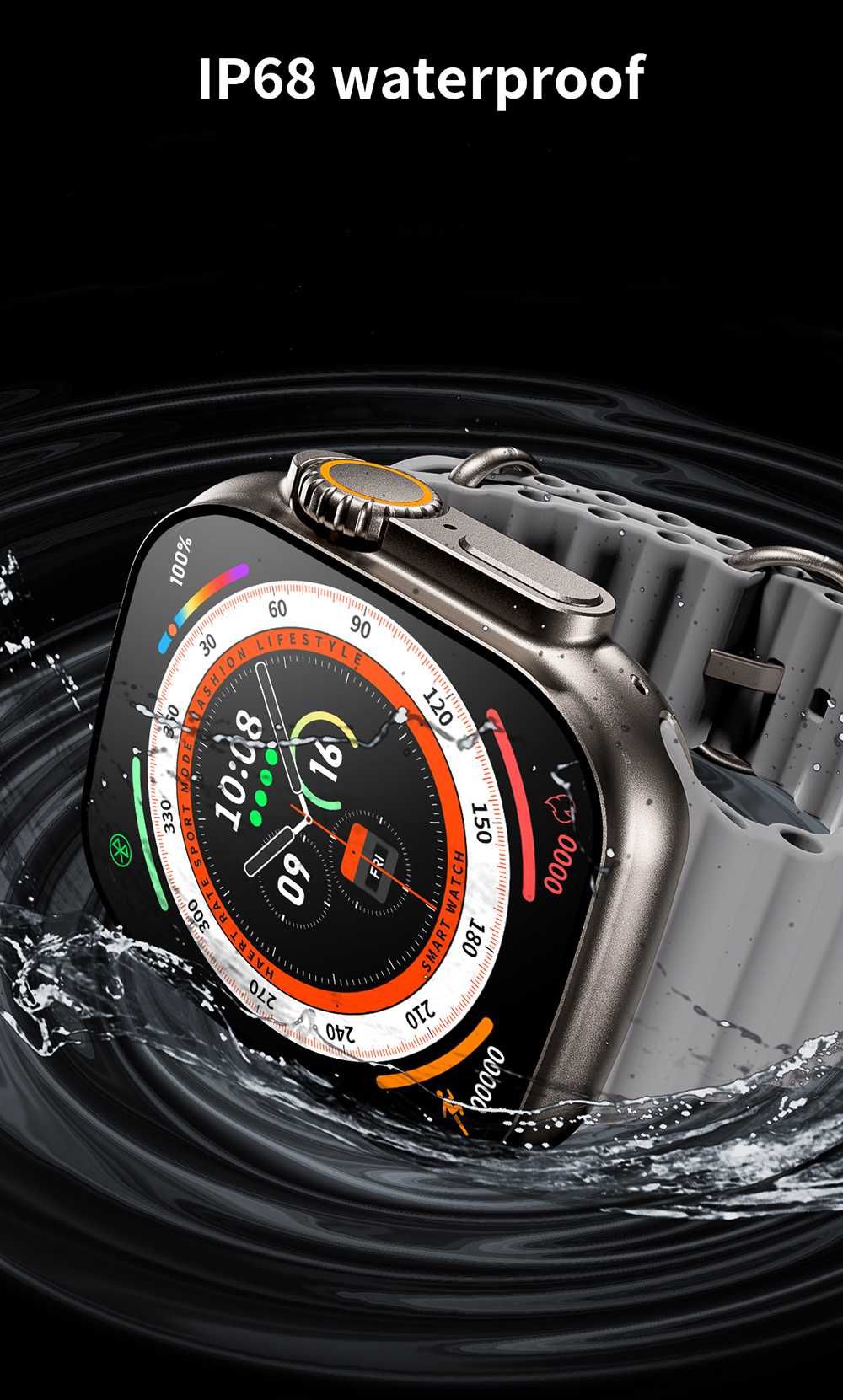 Нов смарт часовник Watch 8 Ultra с допълнителна верижка