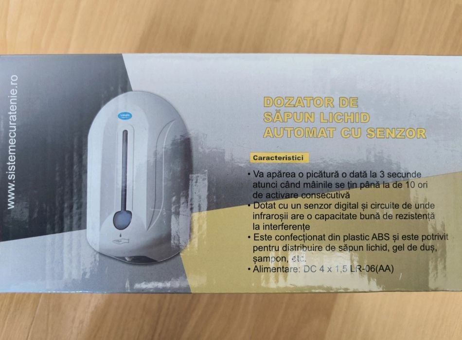 Dozator sapun lichid cu senzor