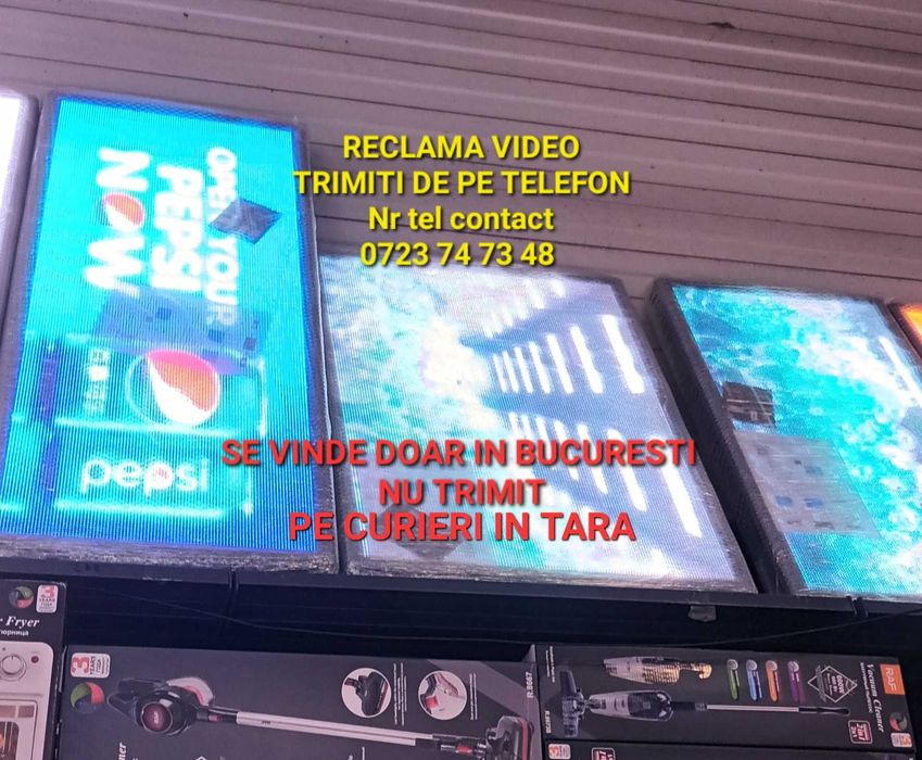 Reclama leduri video poze caseta luminoasa led
