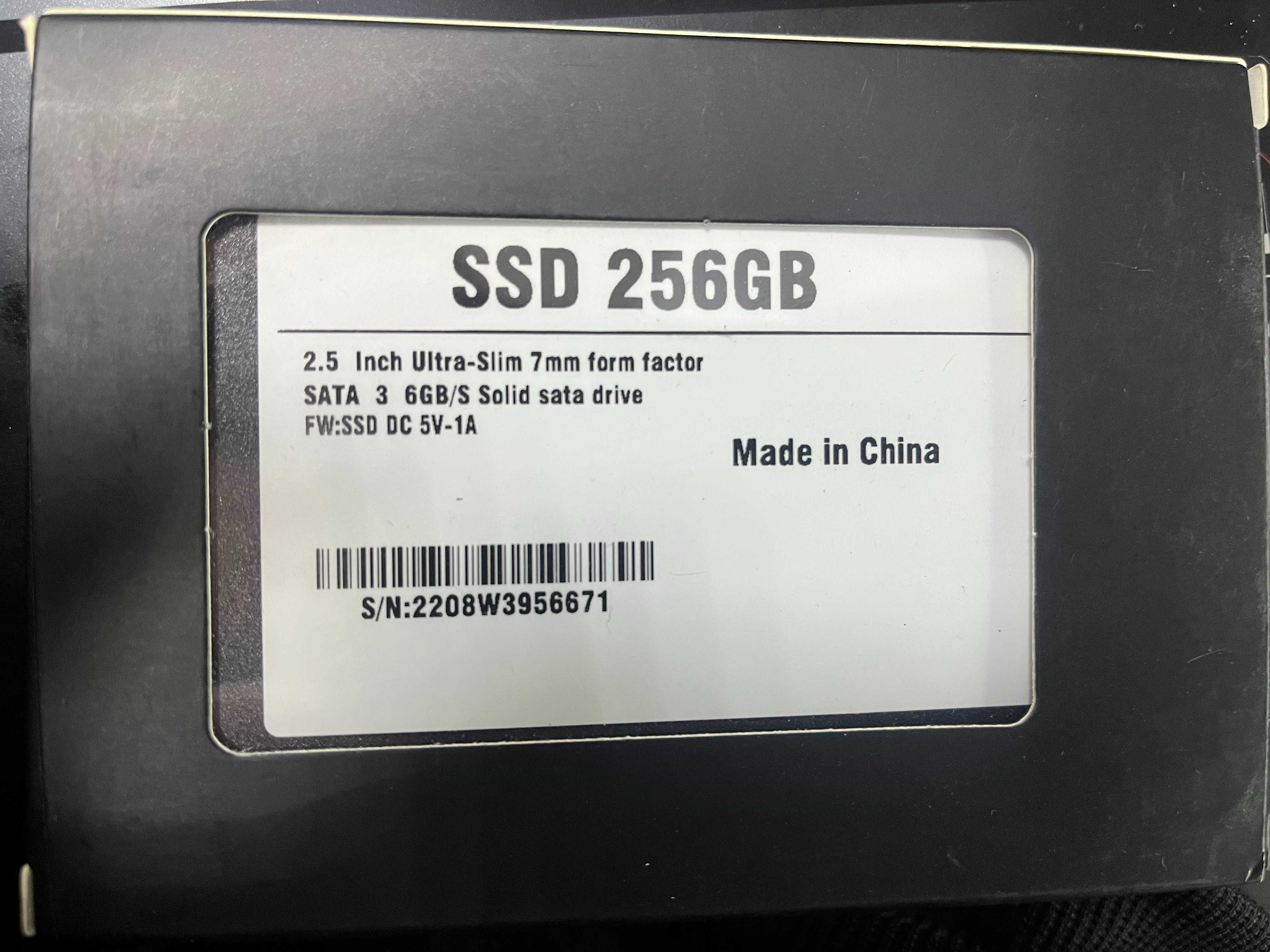 Жесткий диск ssd 256 гб