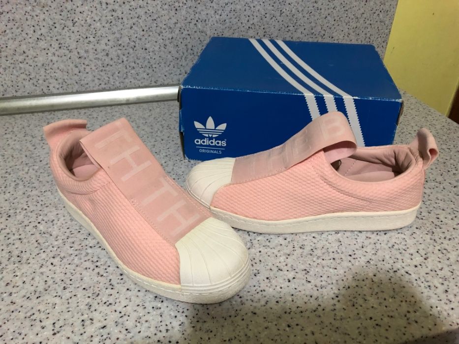 Оригинални *** Adidas Originals Superstar Bw35 Slip-on W Ice Pink