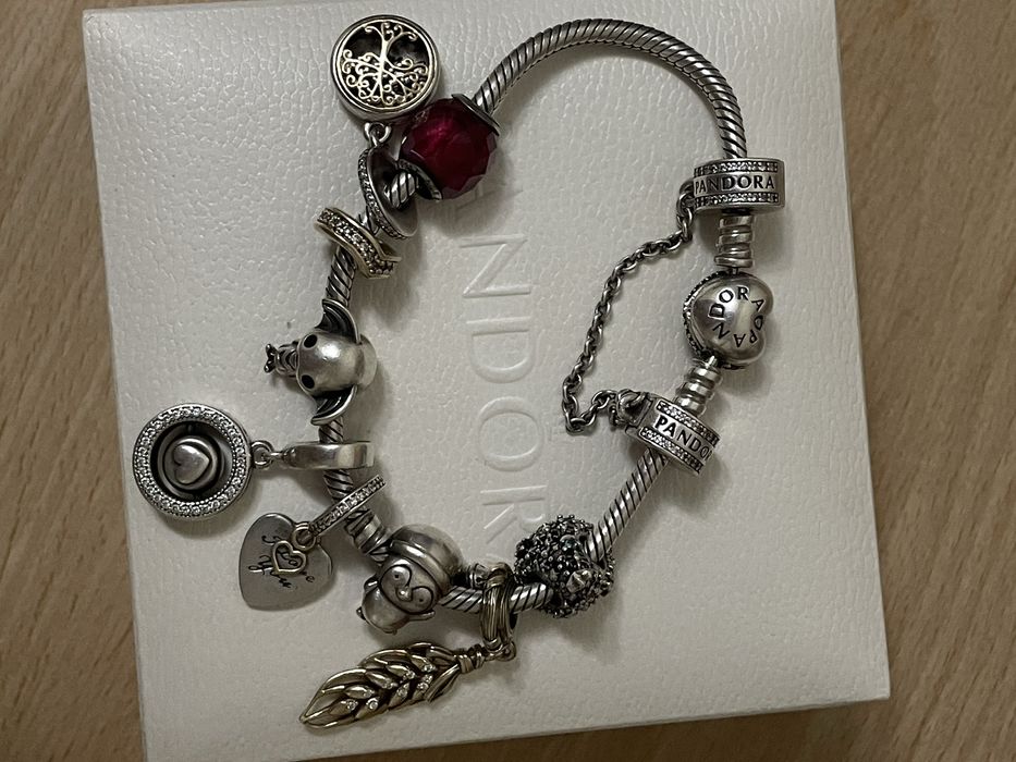 Браслет Pandora оригинал с шармами