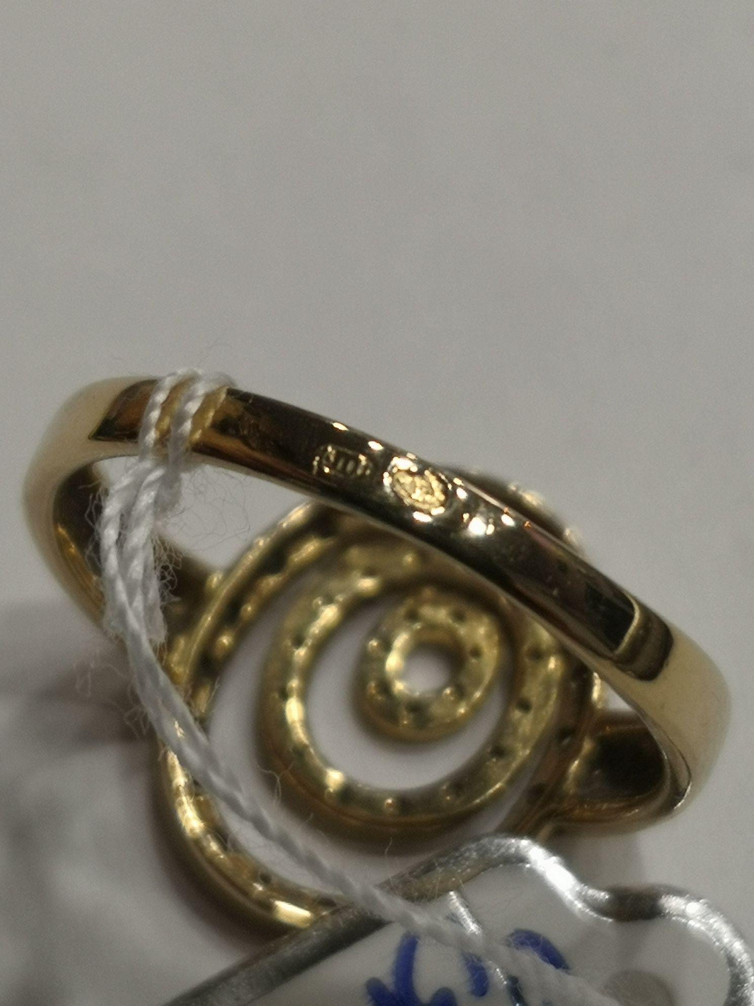 Vind inel din aur 18kt cu diamante 0,35ct