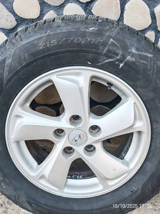 Jante r16 cu cauciucuri 215 70 R16 de iarna