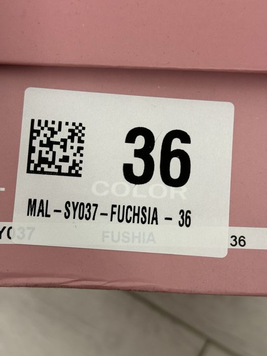 Pantofi platforma si toc fucsia