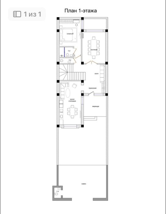Срочно! Продаётся новый коттедж 2.5 соток в уютном махалле Исламабада!