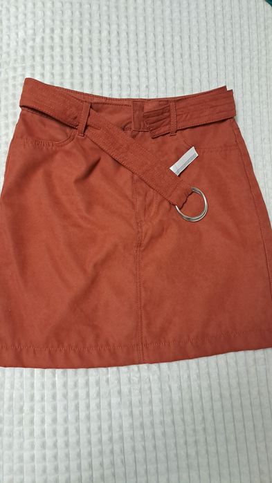 Fusta scurta, caramizie, marimea S, Terranova
