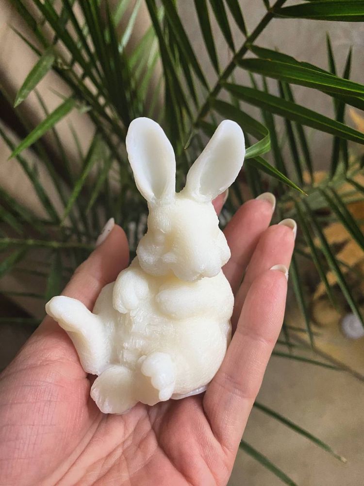 Кролик пасхальный на любой праздник ,свечи и мыло