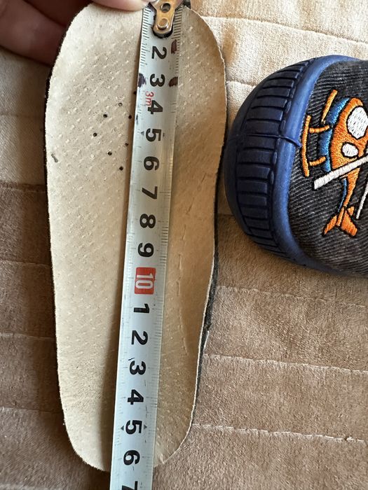 Пантофи за детската градина със стелка от естеств. кожа - ном. 26 и 27