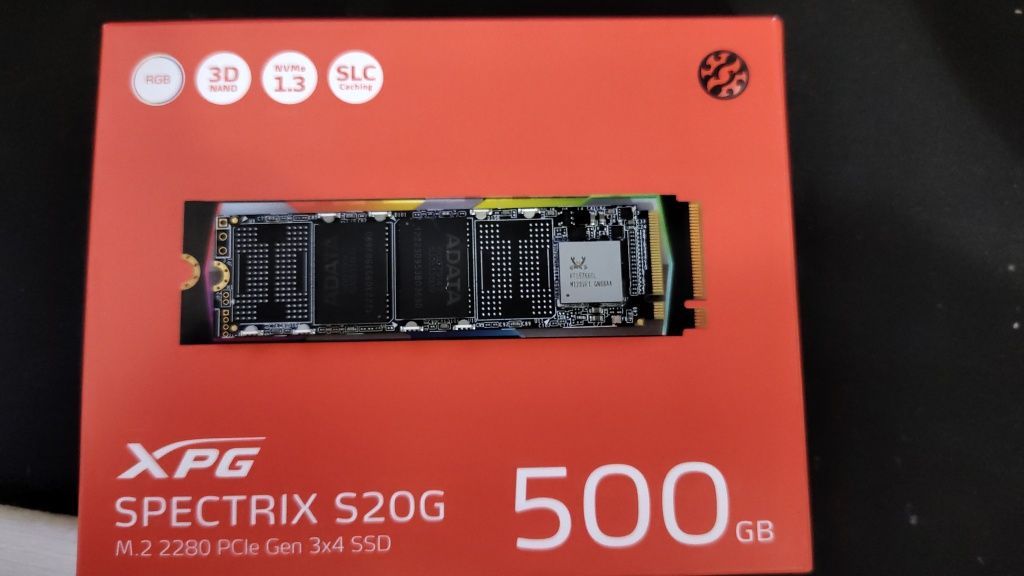 SSD 500Gb XPG Spectrix M.2 PCIe Gen 3x4