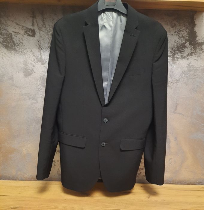 Sacou bărbat negru, marca Cedar Wood State, mărimea 38 L Tailored fit