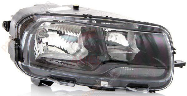 Far Citroen C4 Cactus, 07.14-, Electric/manual, tip bec H1+H7, fara motoras, cu becuri, omologare ECE, cu lumini pentru curbe, 9800901280, Dreapta, Valeo