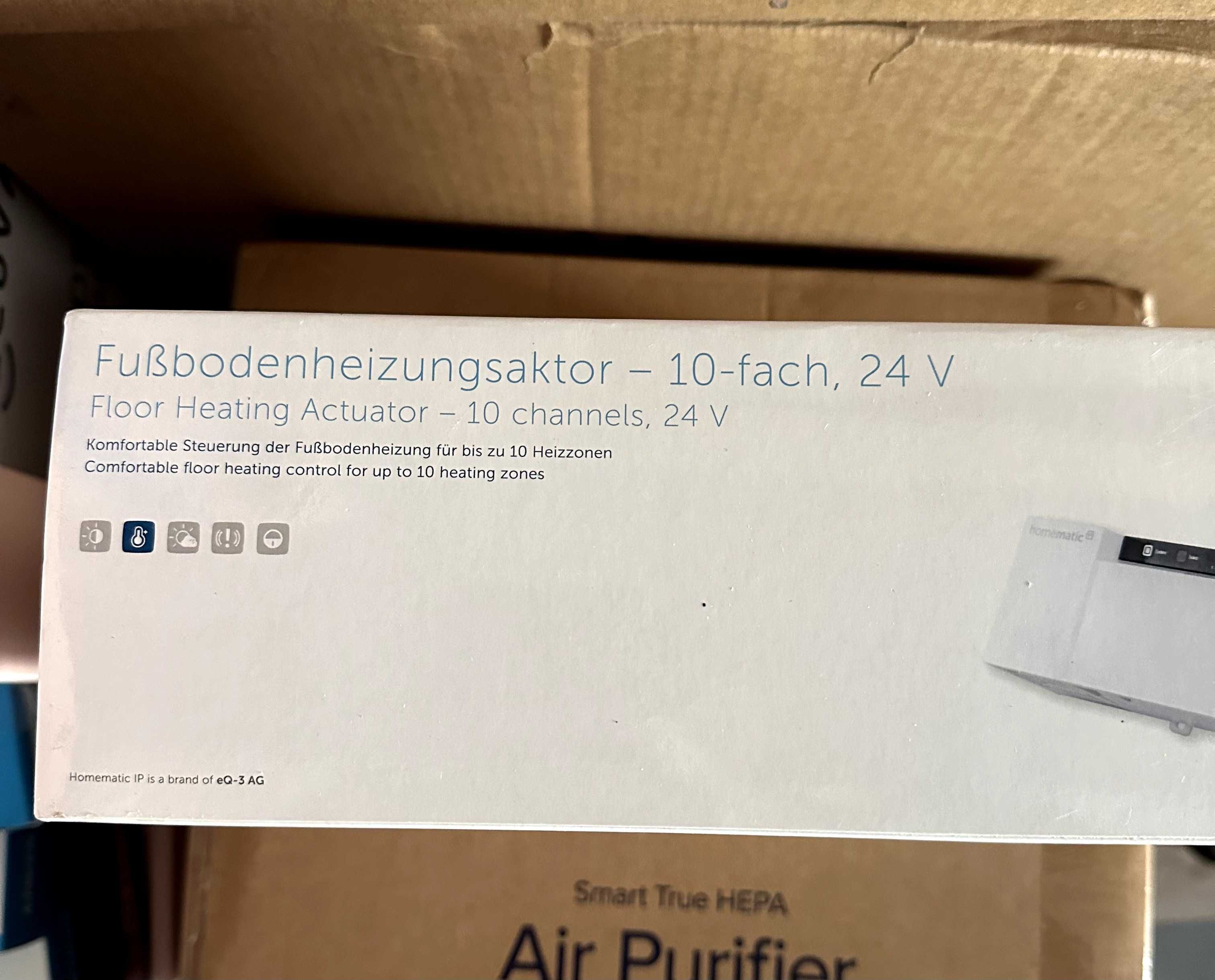 Actuator wireless incalzire in pardoseala 6 zone 24V Homematic IP HmIp