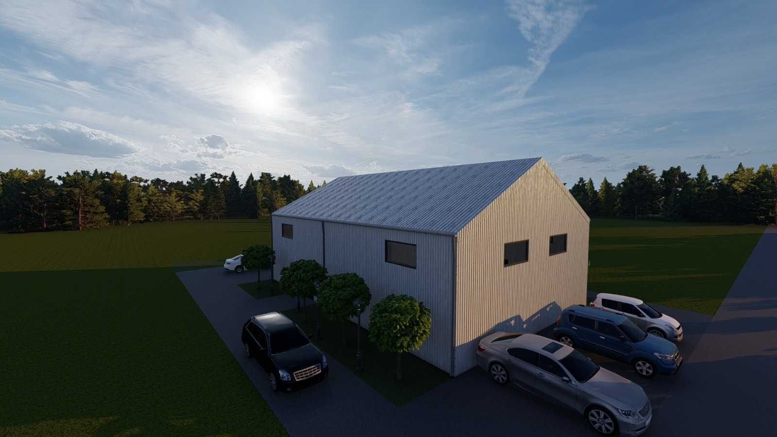 Proiectăm hale pe structură metalică sau beton