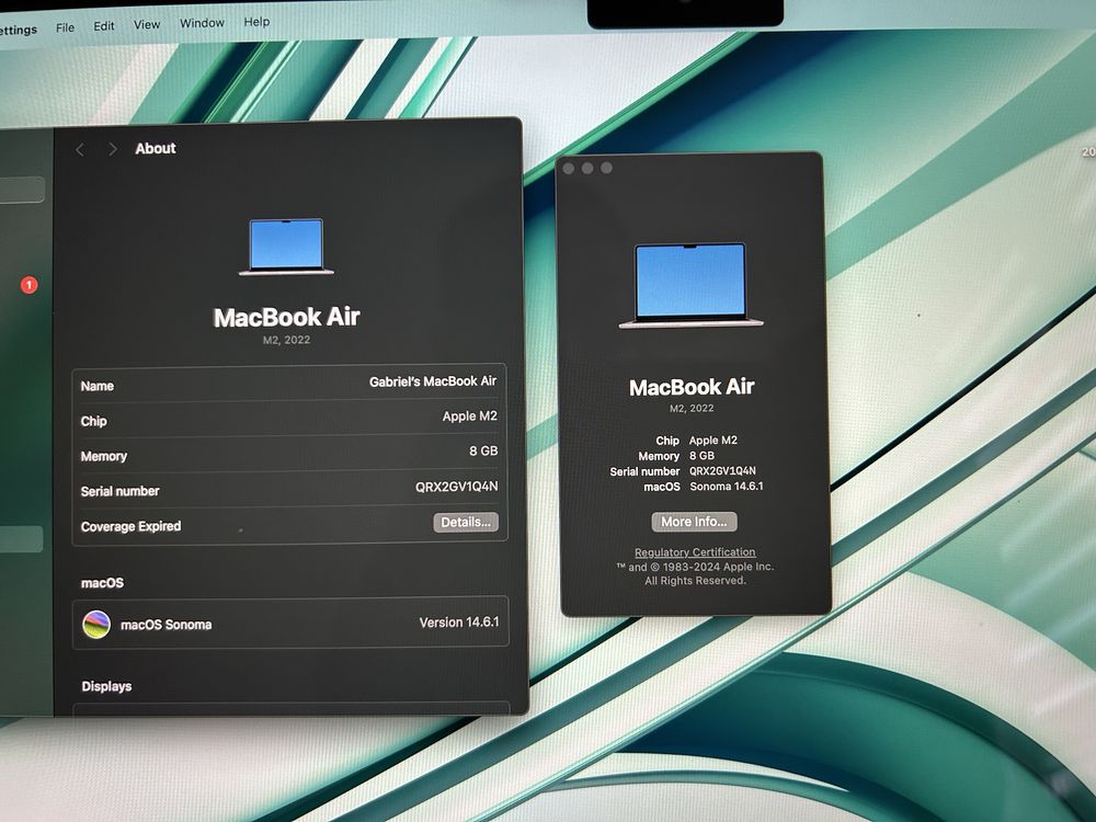 MacBook Air M2 13’ Отличен