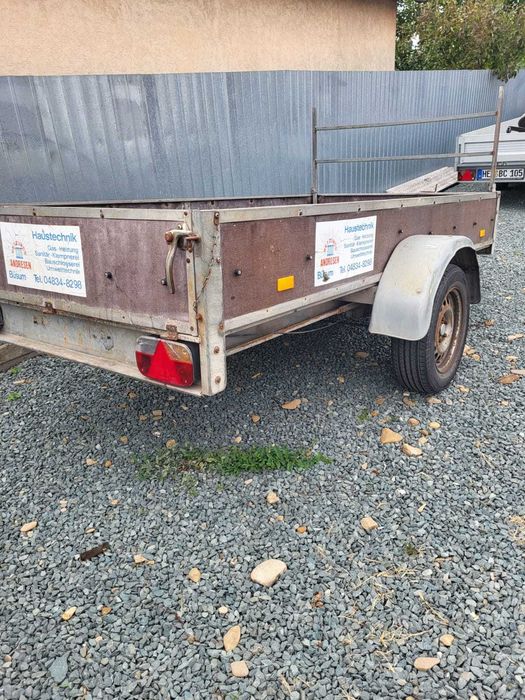Remorca monoax anul 1996 masa 1.200 kg, import Germania