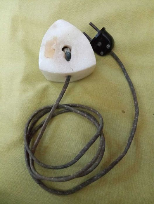 Светильник-ночник с мраморным основанием