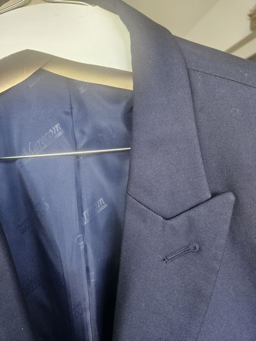 Costum pentru bărbați bleumarin, mărime 54, Marecom