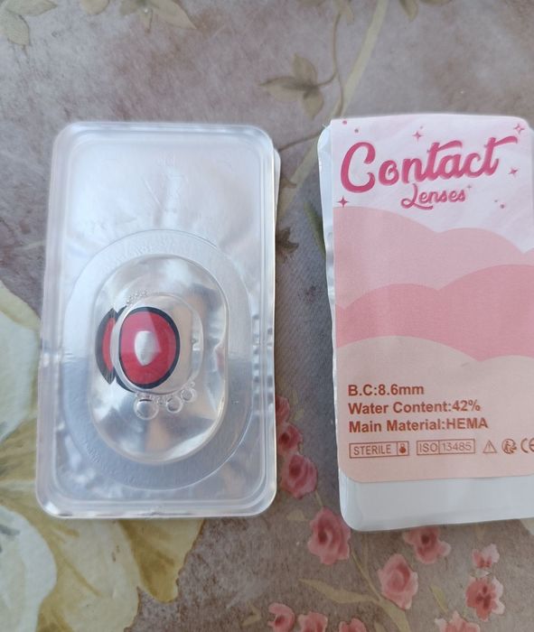 Lentile de contact anuale Red Vampire