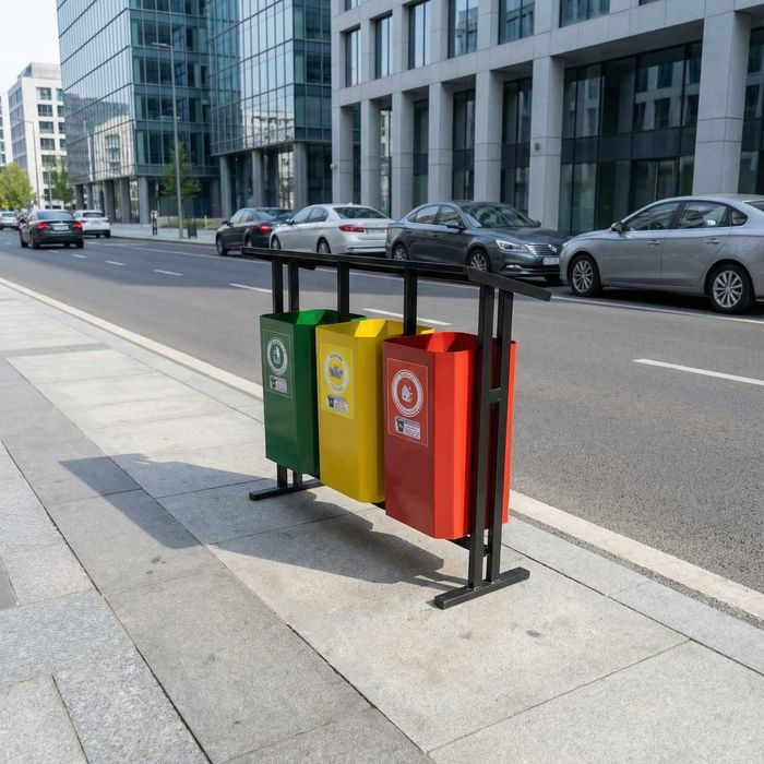 Урна уличная бачок корзина для мусора