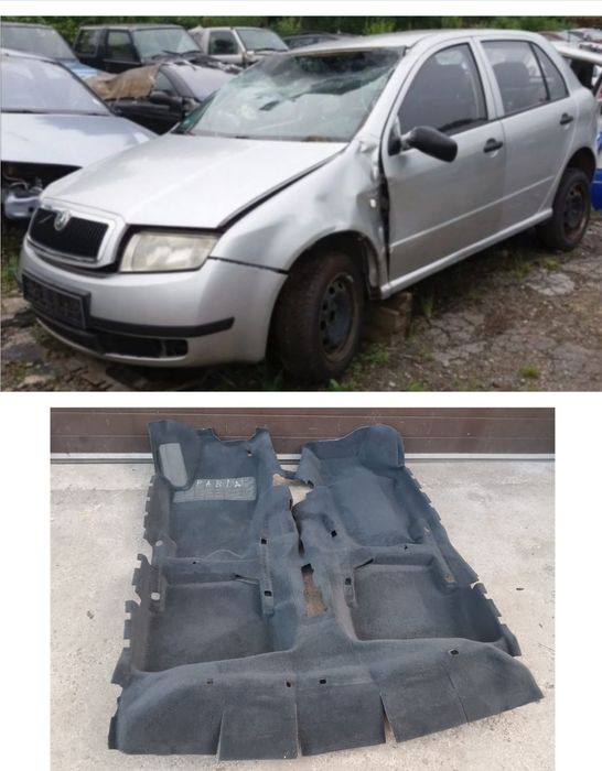 Mocheta interior skoda fabia 1.4i benzina aua 6y2