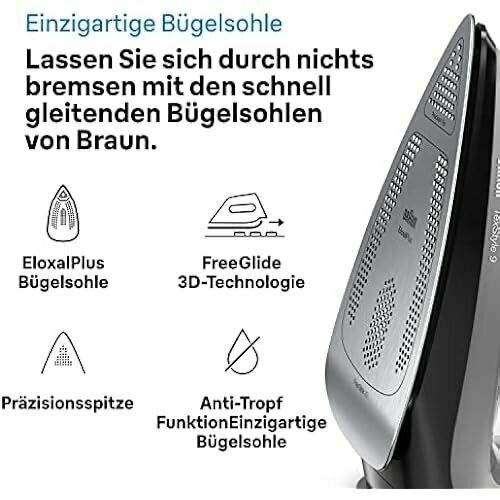 Паровой утюг Braun TexStyle 9 SI 9281BK