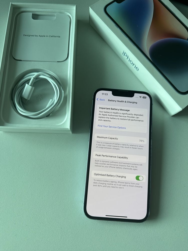 iPhone 14 blue 128GB