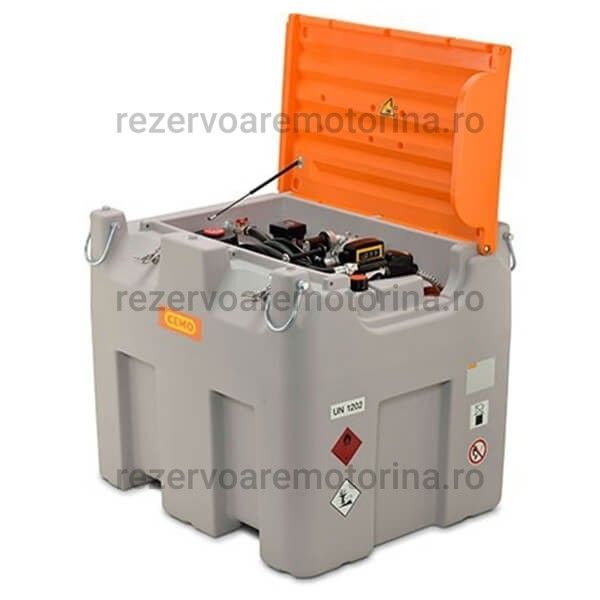 Rezervor transportabil 980L ADR cu pompa 85L/min