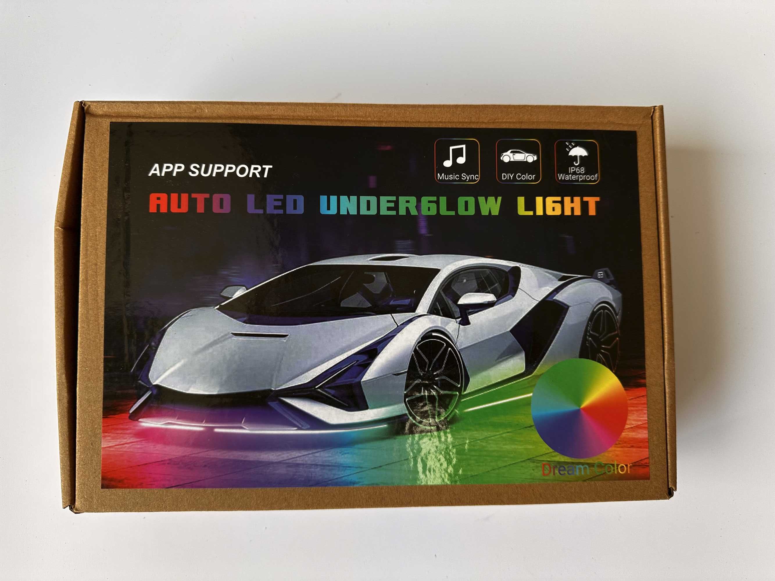 Underglow lumini ambientale sub masina RGB ambient LED dinamic