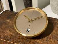 Ceas de masa ritz cu alarma vechi de colectie vintage mecanic