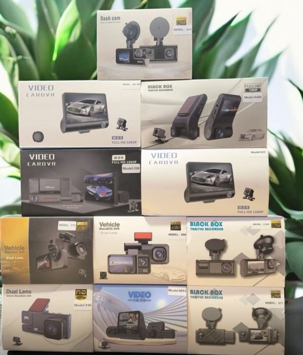 Видеорегистраторы с 2-мя и 3-мя камерами