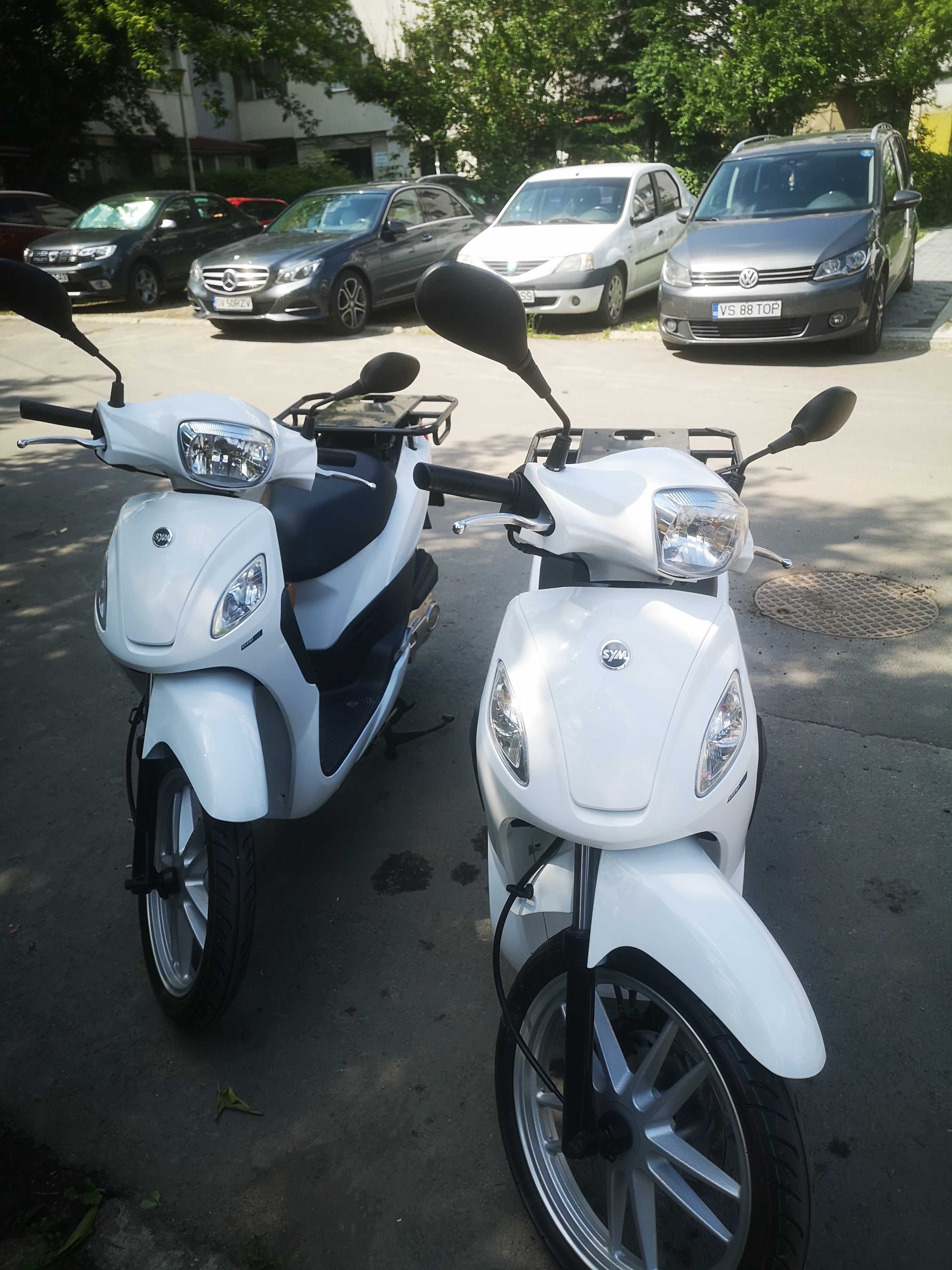 Scutere de inchiriat Glovo, Wolt