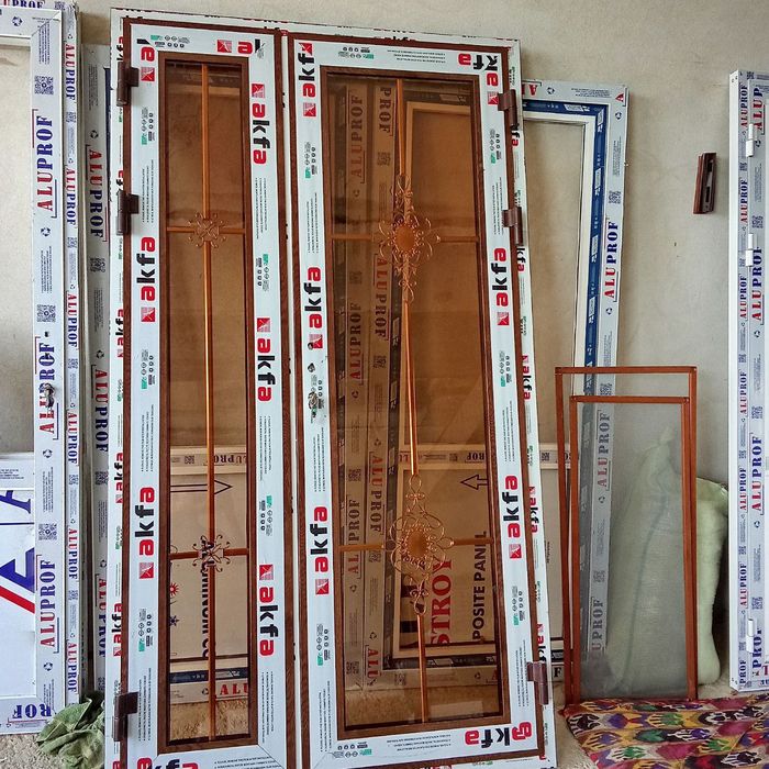 Akfa aluminiy eshiklar derazalar 350-ming sóm  7572