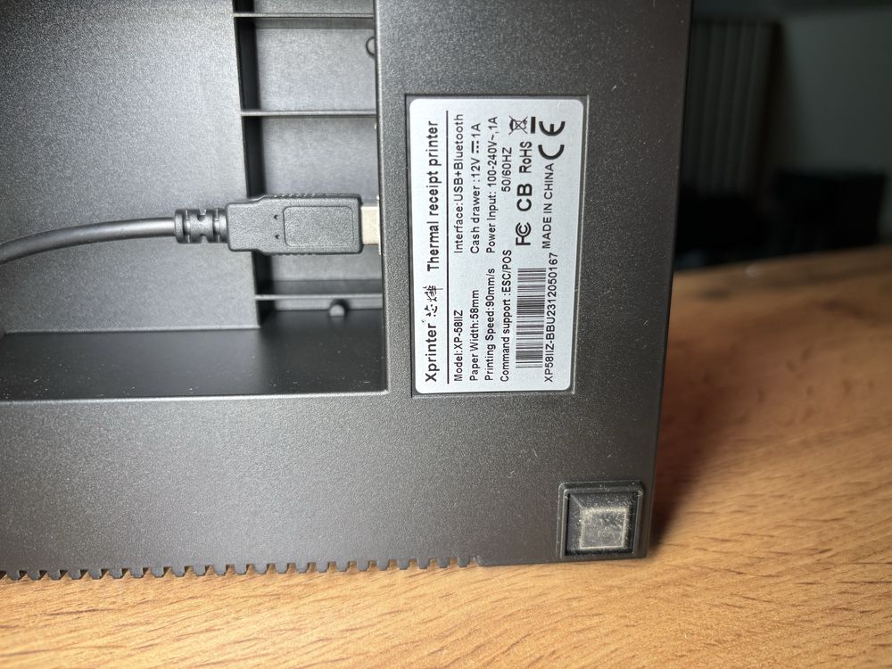 Продам чековый принтер Xprinter XP-58IIZ