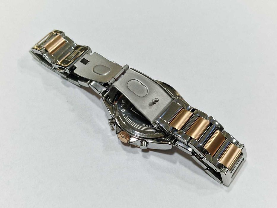 Дамски часовник Tommy Hilfiger KENNEDY, двуцветен, Rose Gold, Сребрист