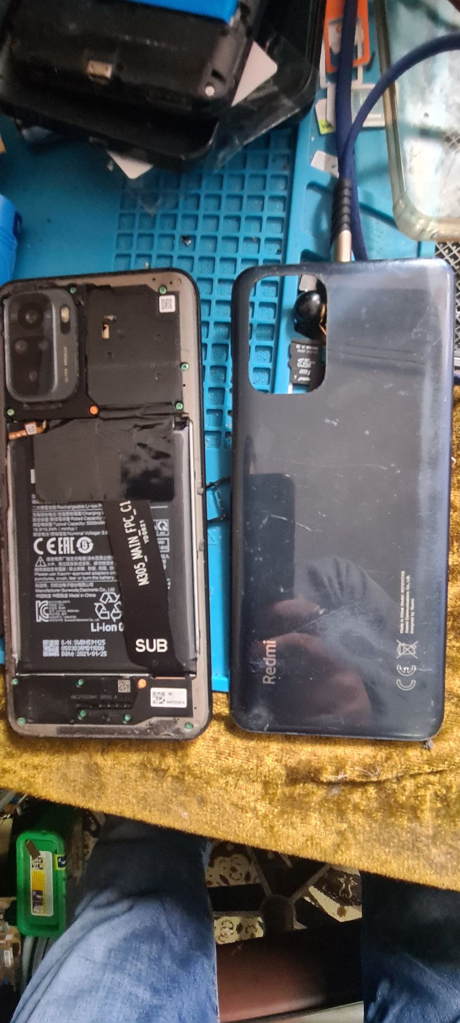 Xiaomi Redmi Note 10  M2101K7AG на части