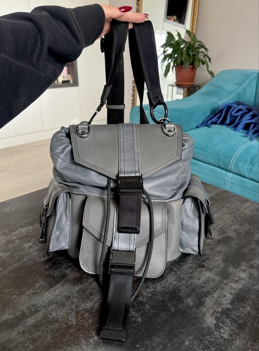 Раница Diesel от естествена телешка кожа