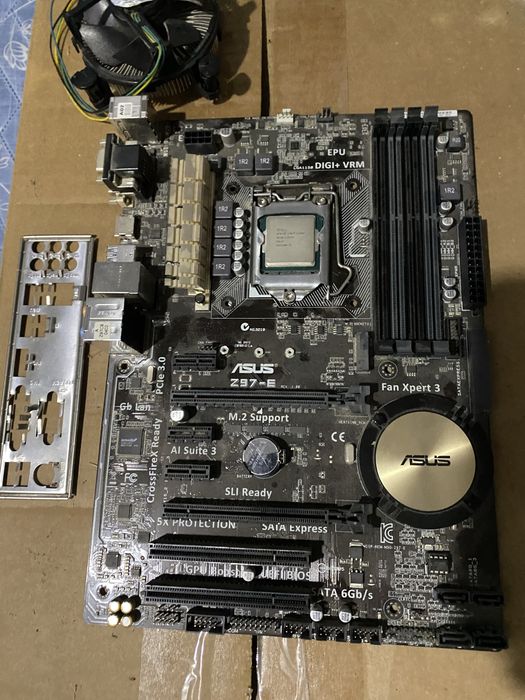 Placa 1150 top Asus Z97 E + i5 4460 shild slot m2