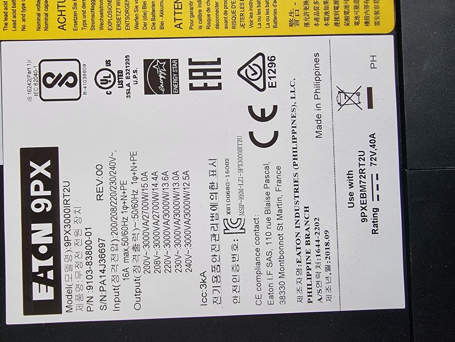 Ups Eaton 9PX monofazat