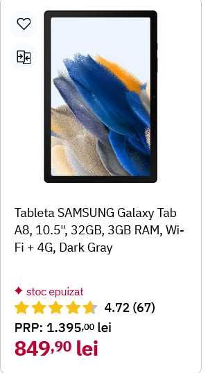 Tableta Samsung A8