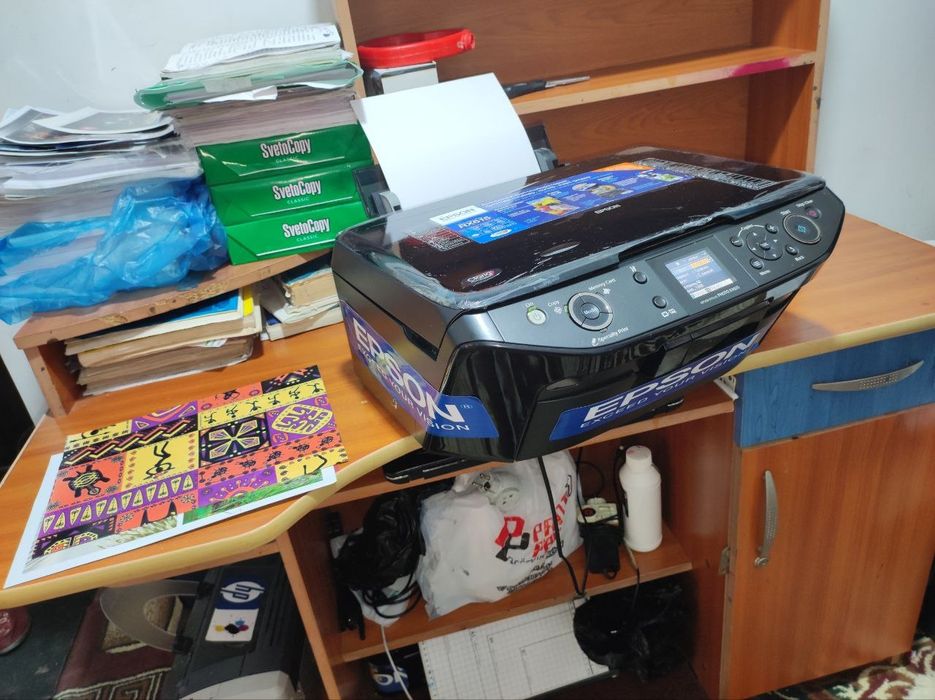 Epson L 615 Kopya skanerli 6 ta rangli dyuz 100% 600 ta chiqargan endi