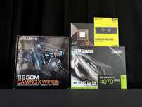RTX 4070 Super+ Ryzen 5 9600X+ B850M Gaming+ Corsair RGB 32GB 6000MHz